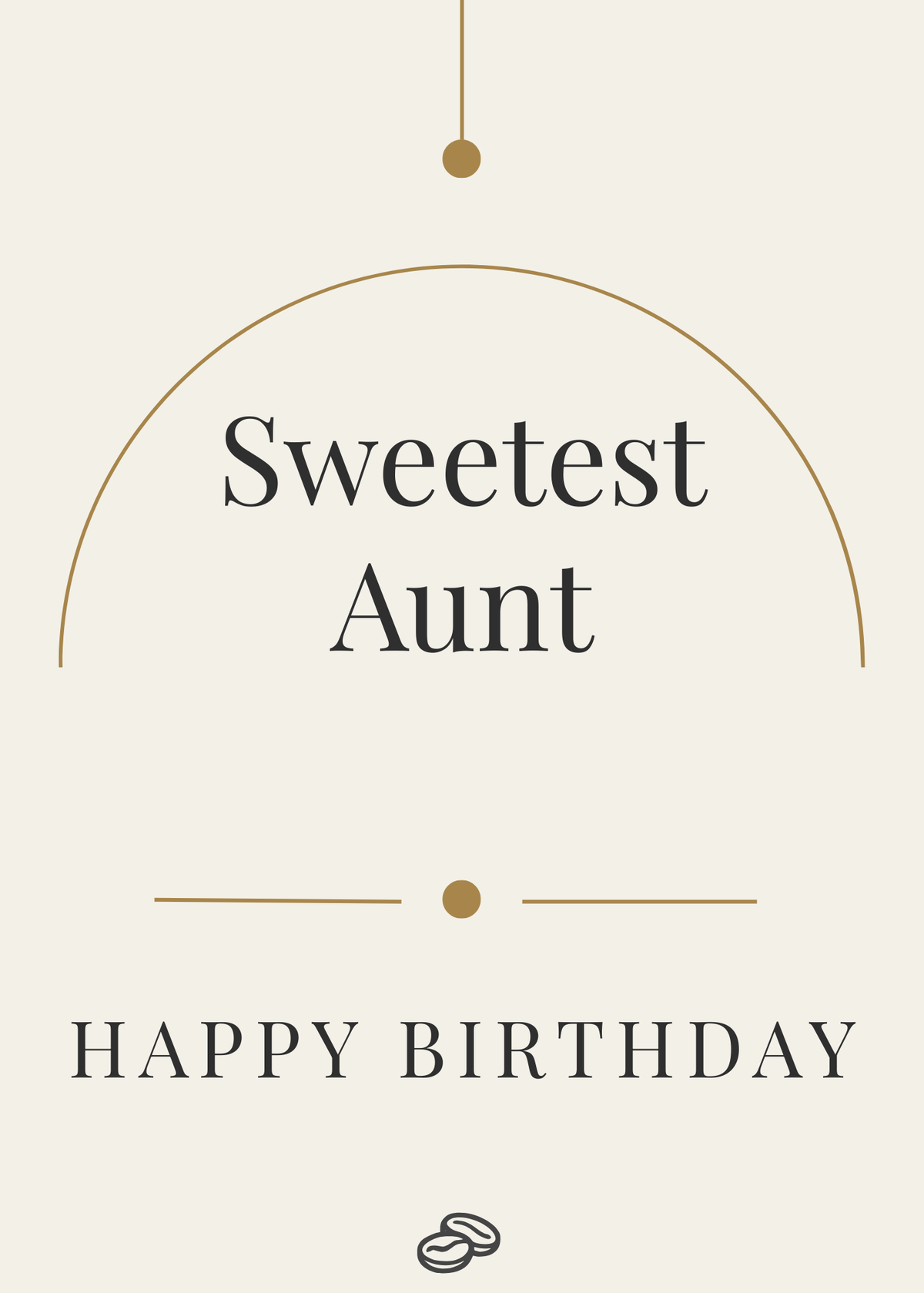 Aunt Birthday Card - Childhood Memories - Digital Download