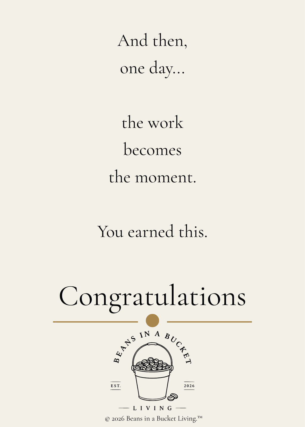 Congratulations Card – Earned – Digital Download