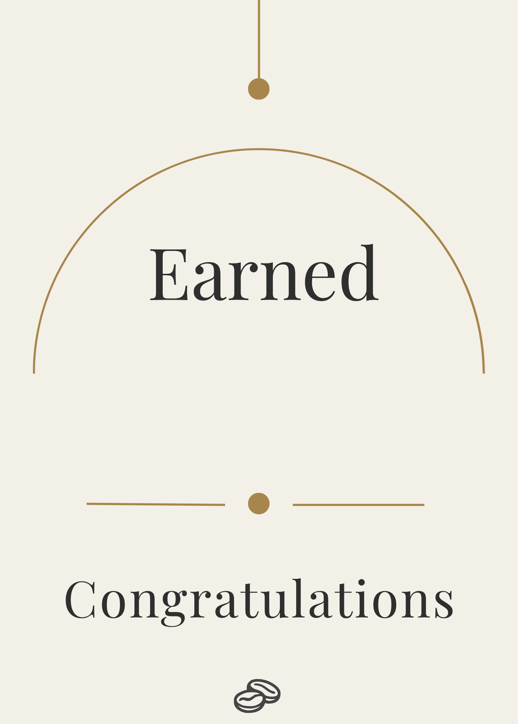 Congratulations Card – Earned – Digital Download