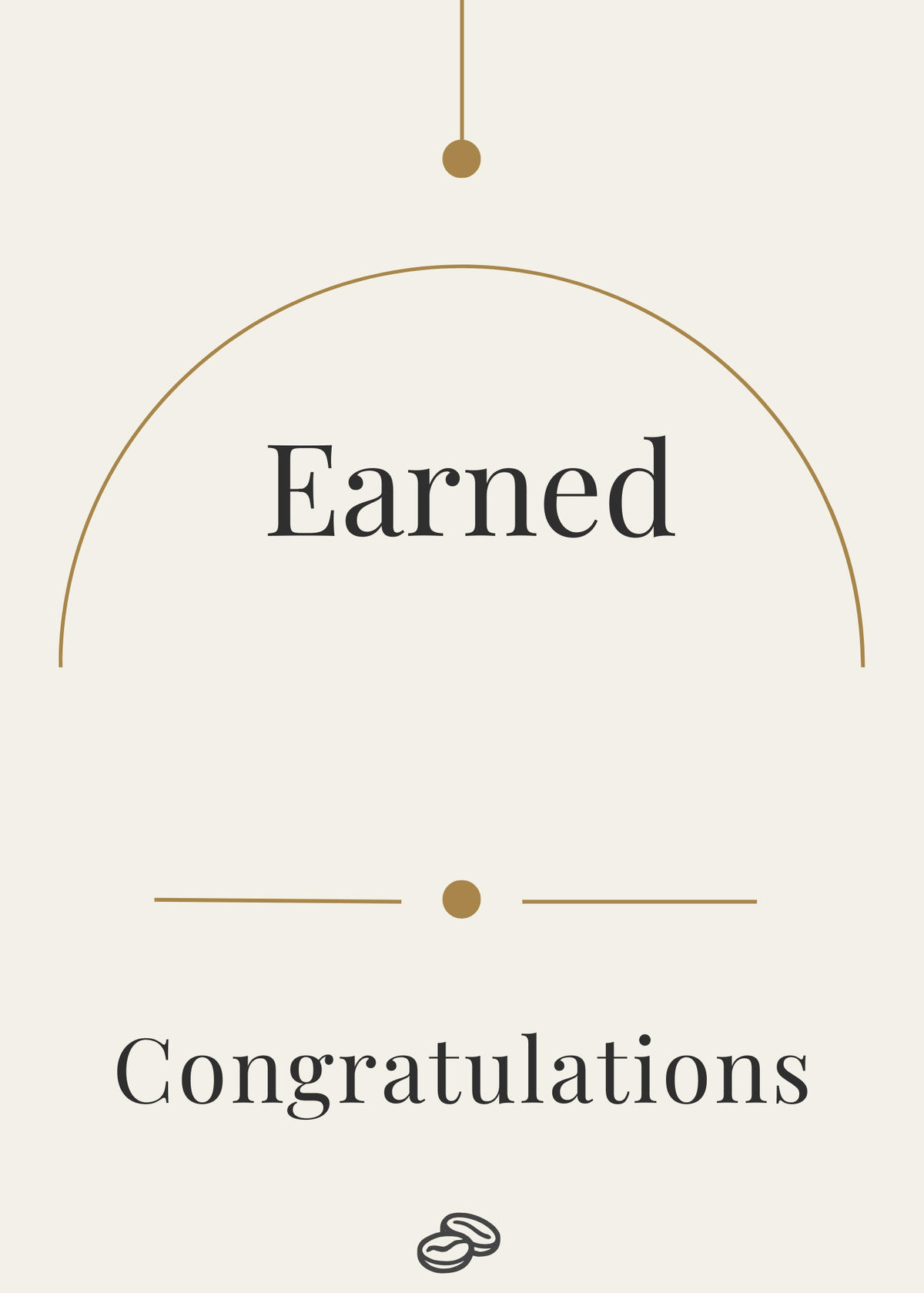 Congratulations Card – Earned – Digital Download