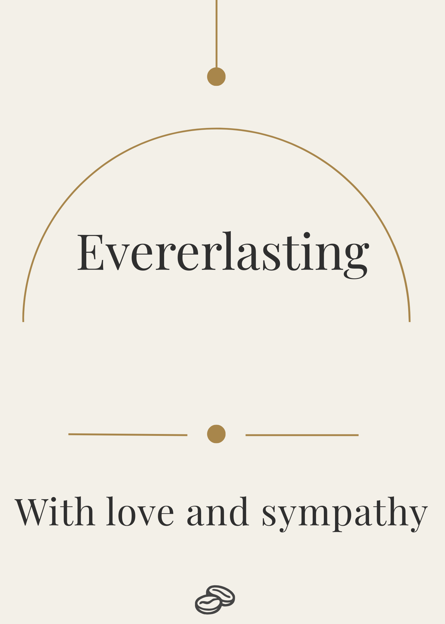 Sympathy Card - Everlasting - Digital Download