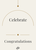 Congratulations Card - Celebrate - Digital Downloads