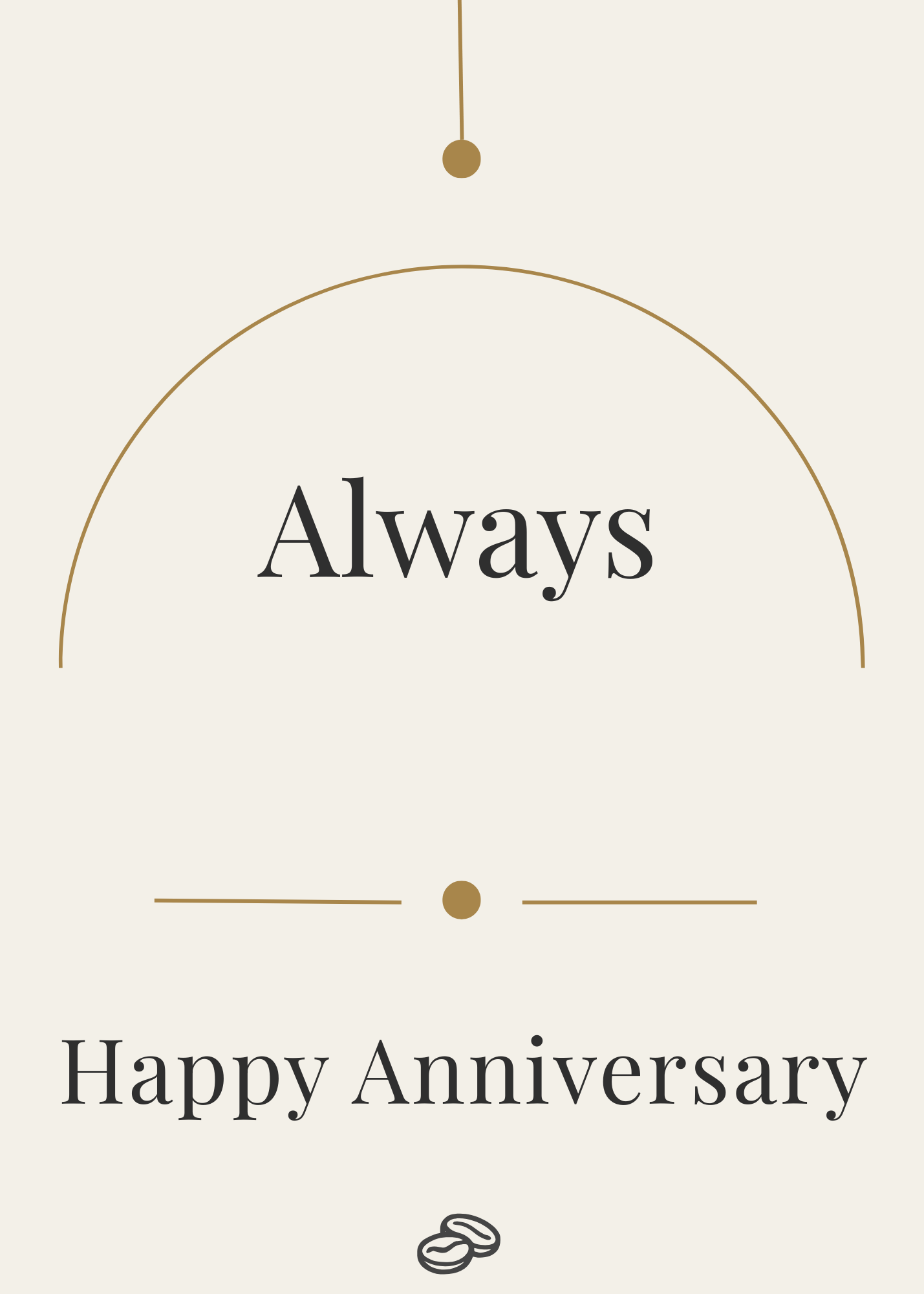 Anniversary Card - -Always - Digital Download
