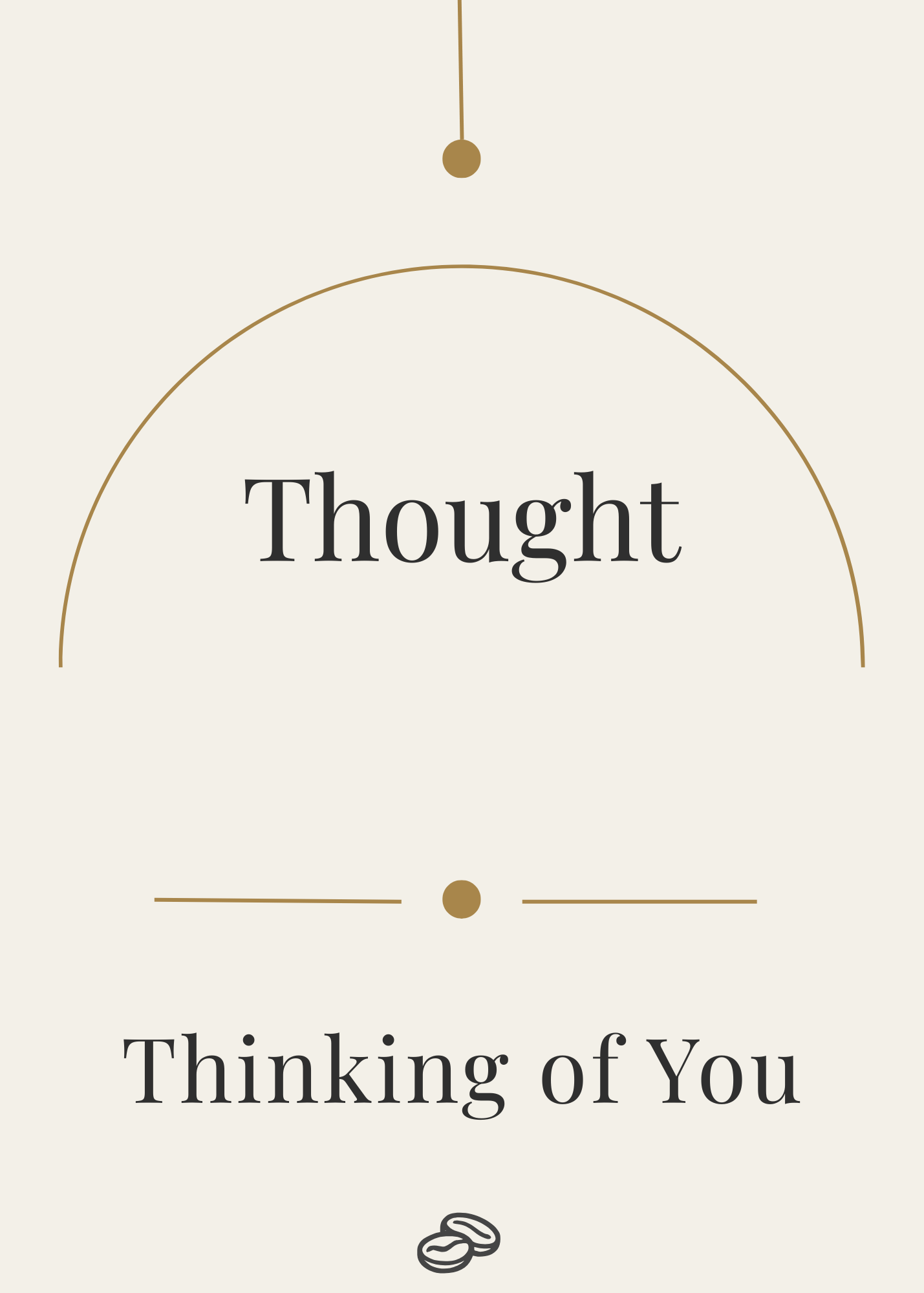 Thinking of You Card - Thought - Digital Download