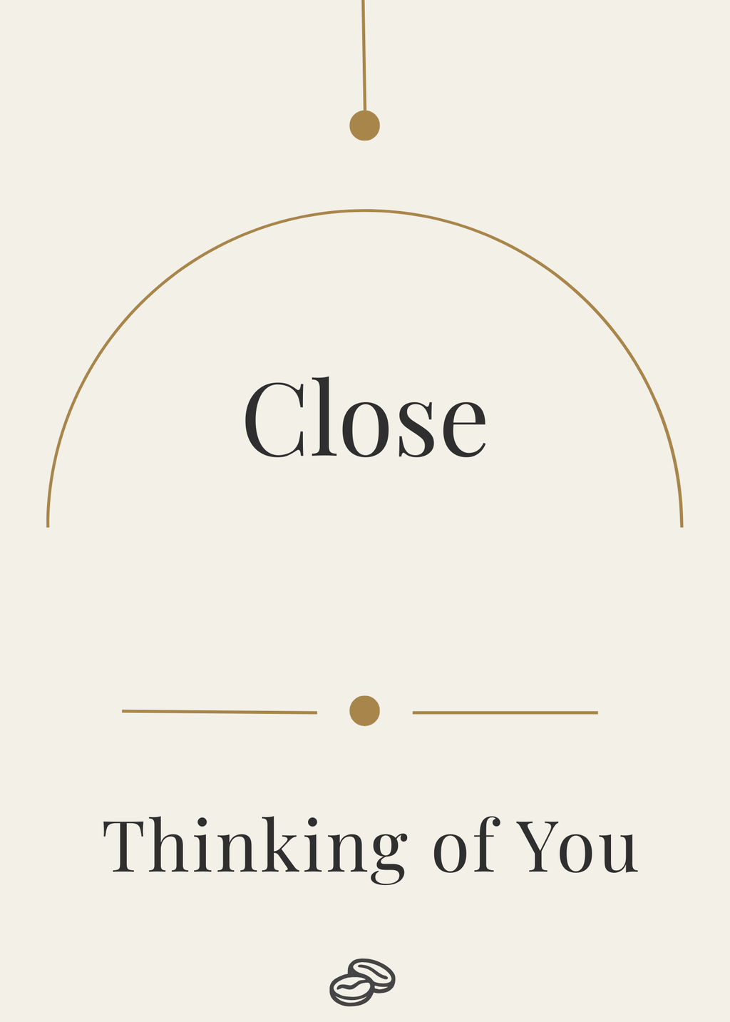 Thinking of You Card - Close - Digital Download