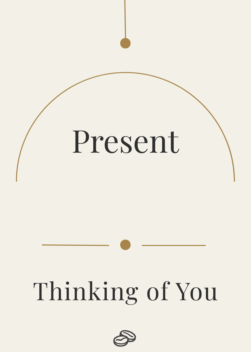 Thinking of You Card - Present - Digital Download