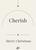 Christmas Card - Cherish - Digital Download