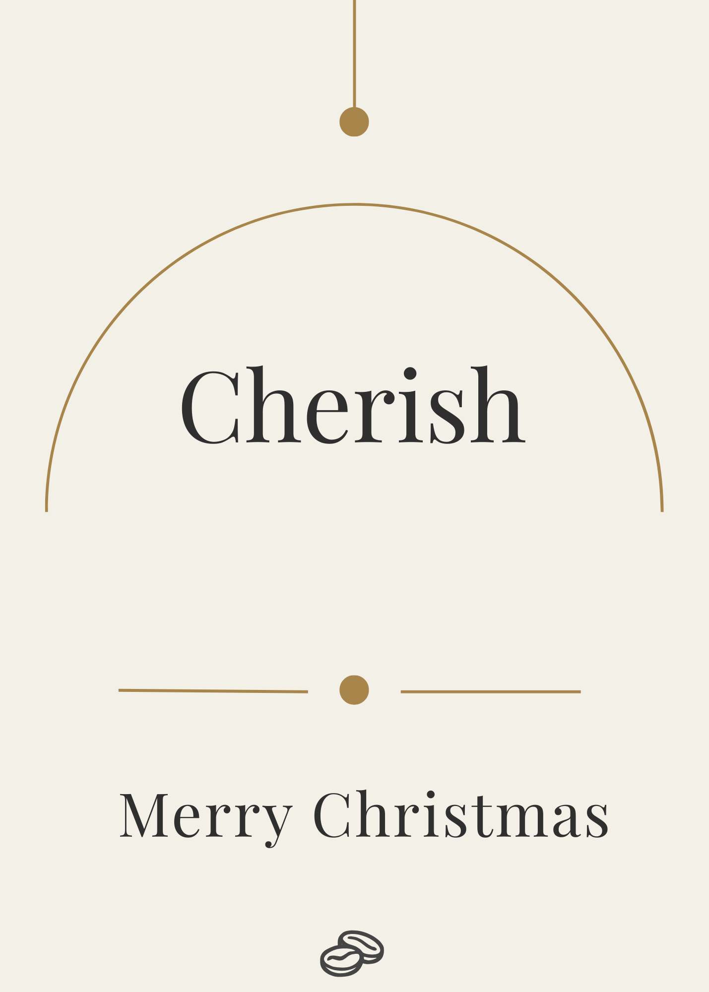 Christmas Card - Cherish - Digital Download