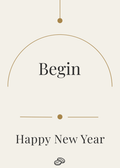 New Year Card - Begin - Digital Download