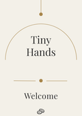 New Baby Card - Tiny Hands - Digital Download