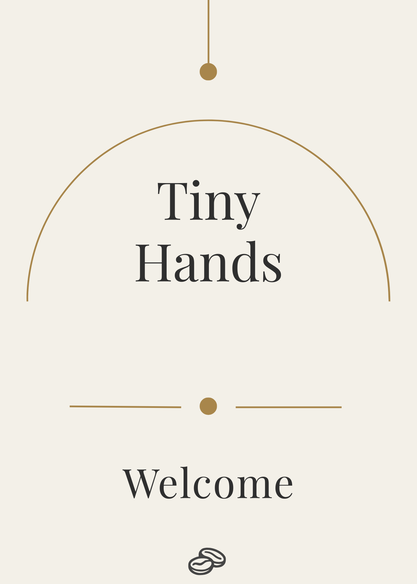 New Baby Card - Tiny Hands - Digital Download
