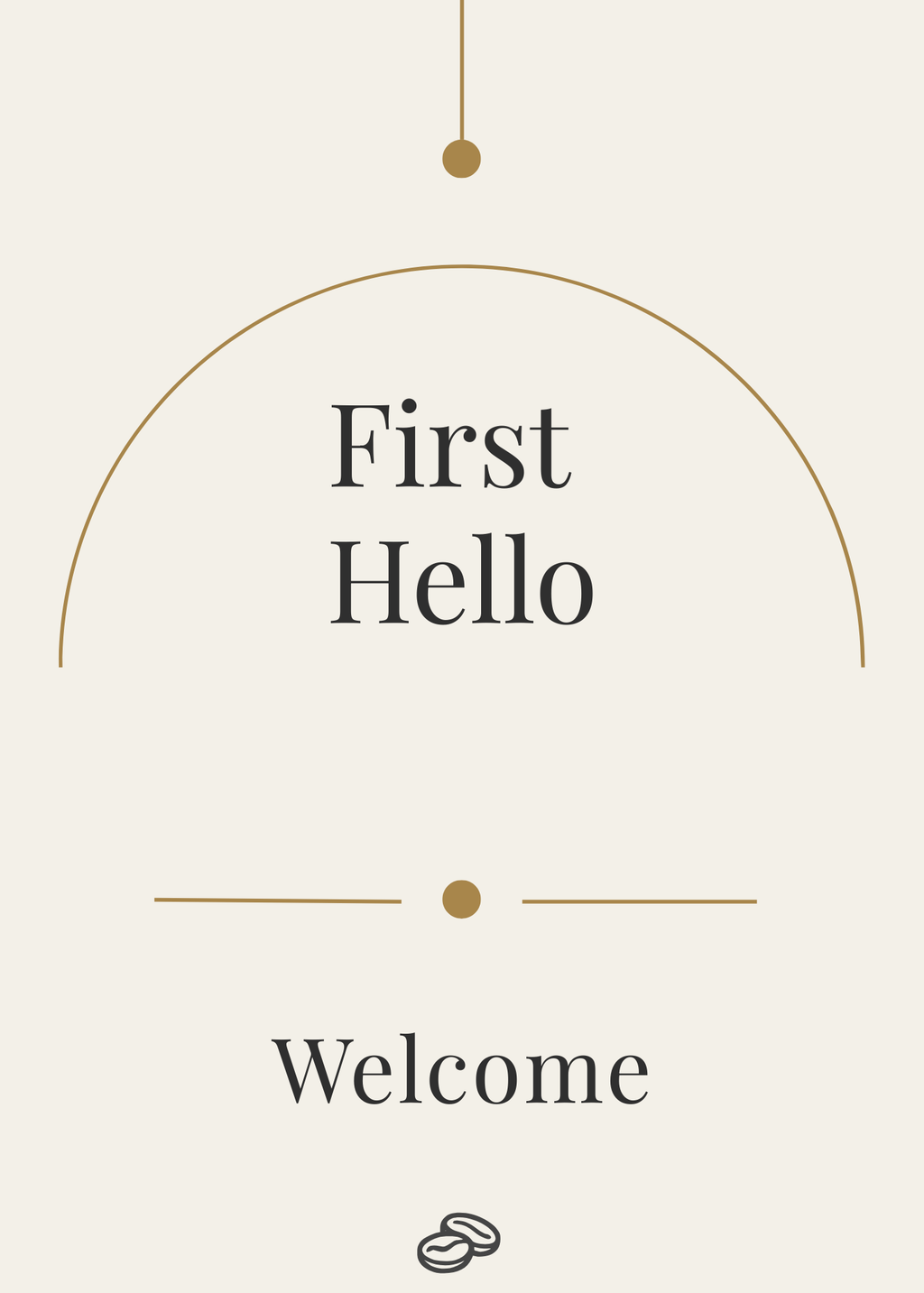 New Baby Card - First Hello - Digital Download