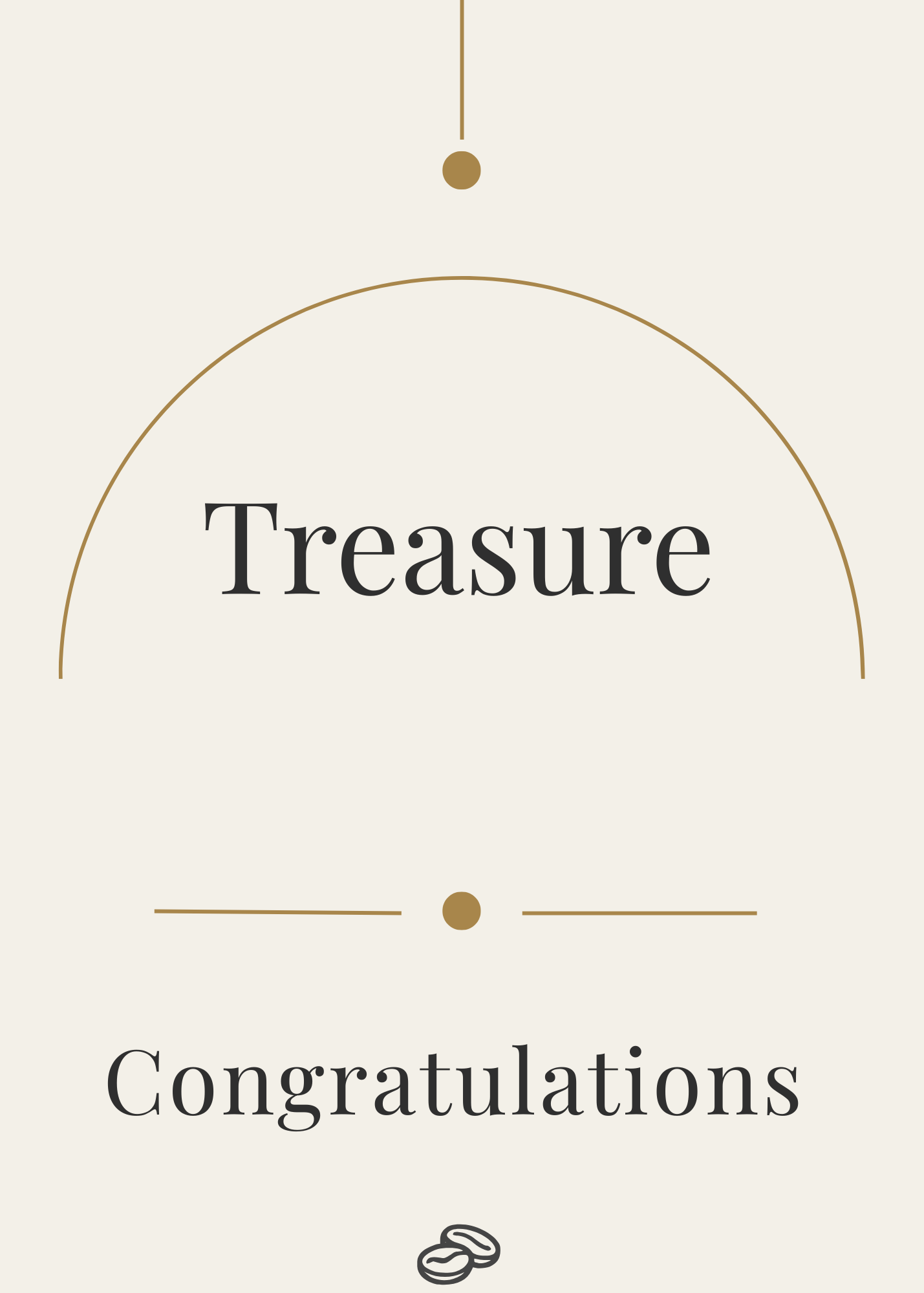 New Baby Card - Treasure - Digital Download