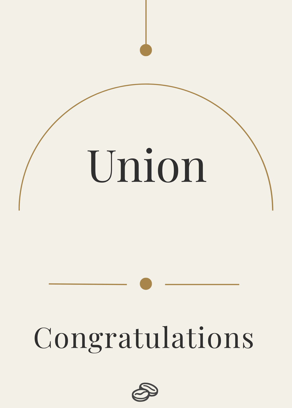 Wedding Card - Union - Digital Download