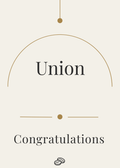 Wedding Card - Union - Digital Download