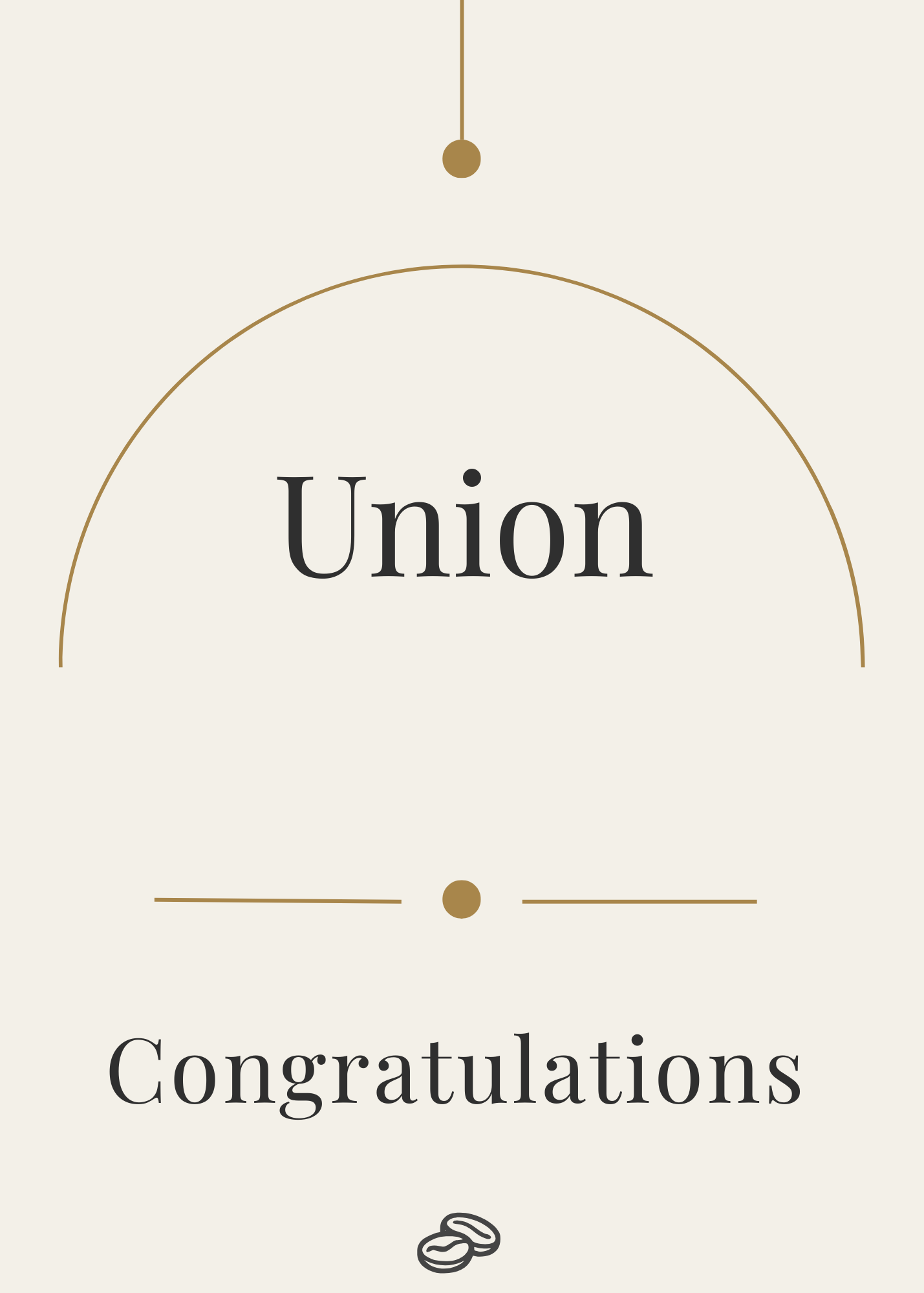 Wedding Card - Union - Digital Download