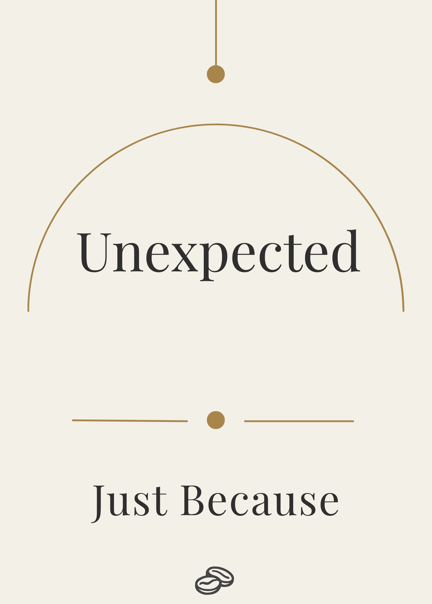 Just Because Card - Unexpected - Digital Download