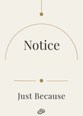 Just Because Card - Notice - Digital Download