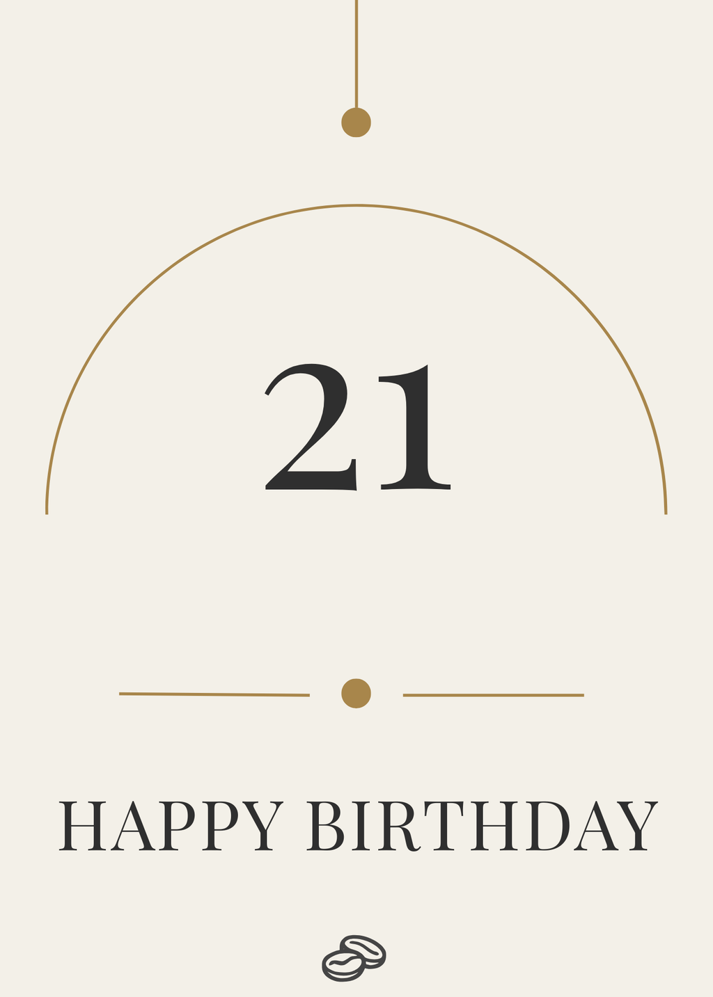 21st Birthday Card - This Moment - Digital Download