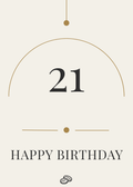 21st Birthday Card - This Moment - Digital Download