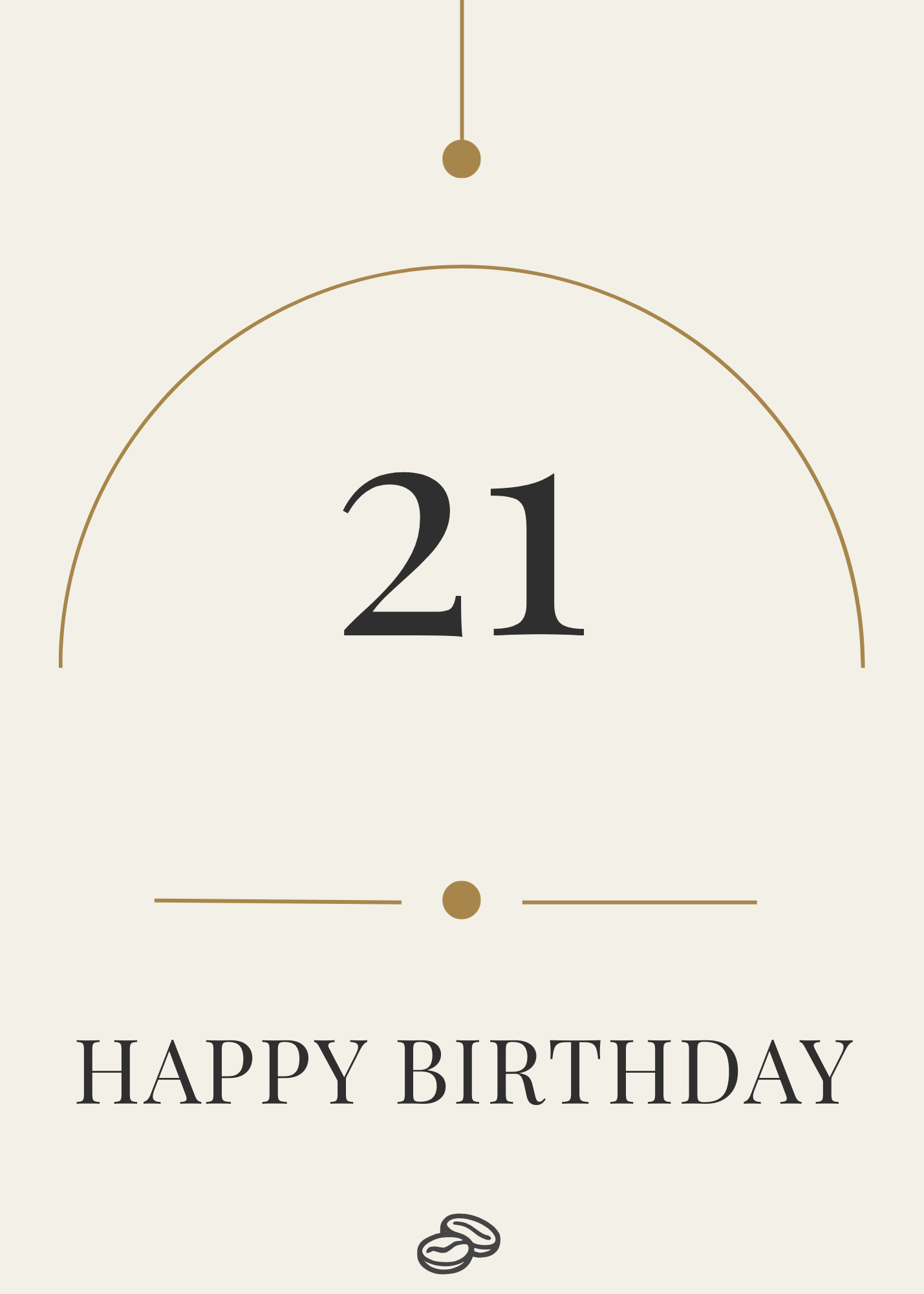21st Birthday Card - This Moment - Digital Download