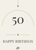 50th Birthday Card - What the Years Have Given - Digital Download