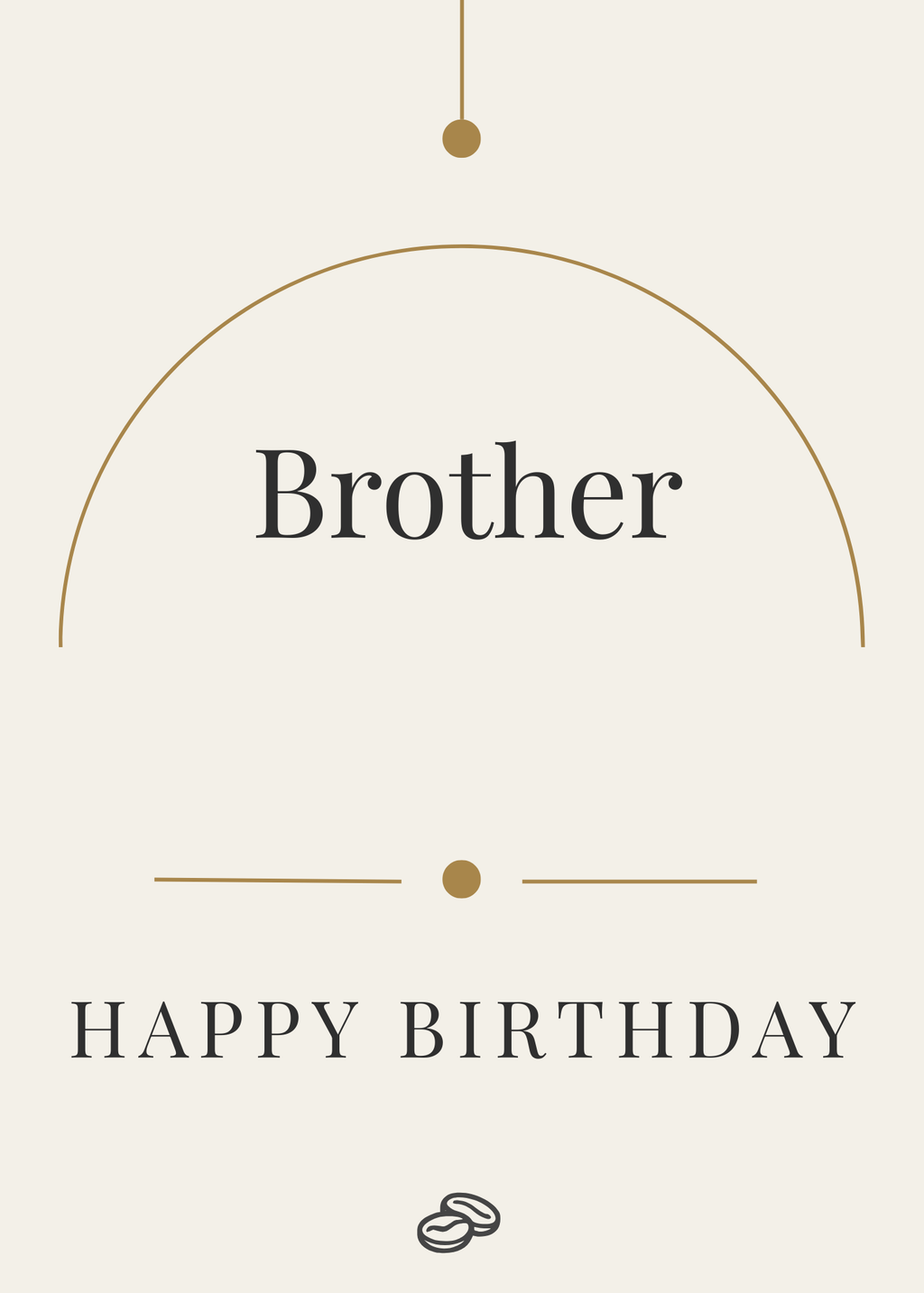 Brother Birthday Card - Digital Download