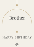 Brother Birthday Card - Digital Download