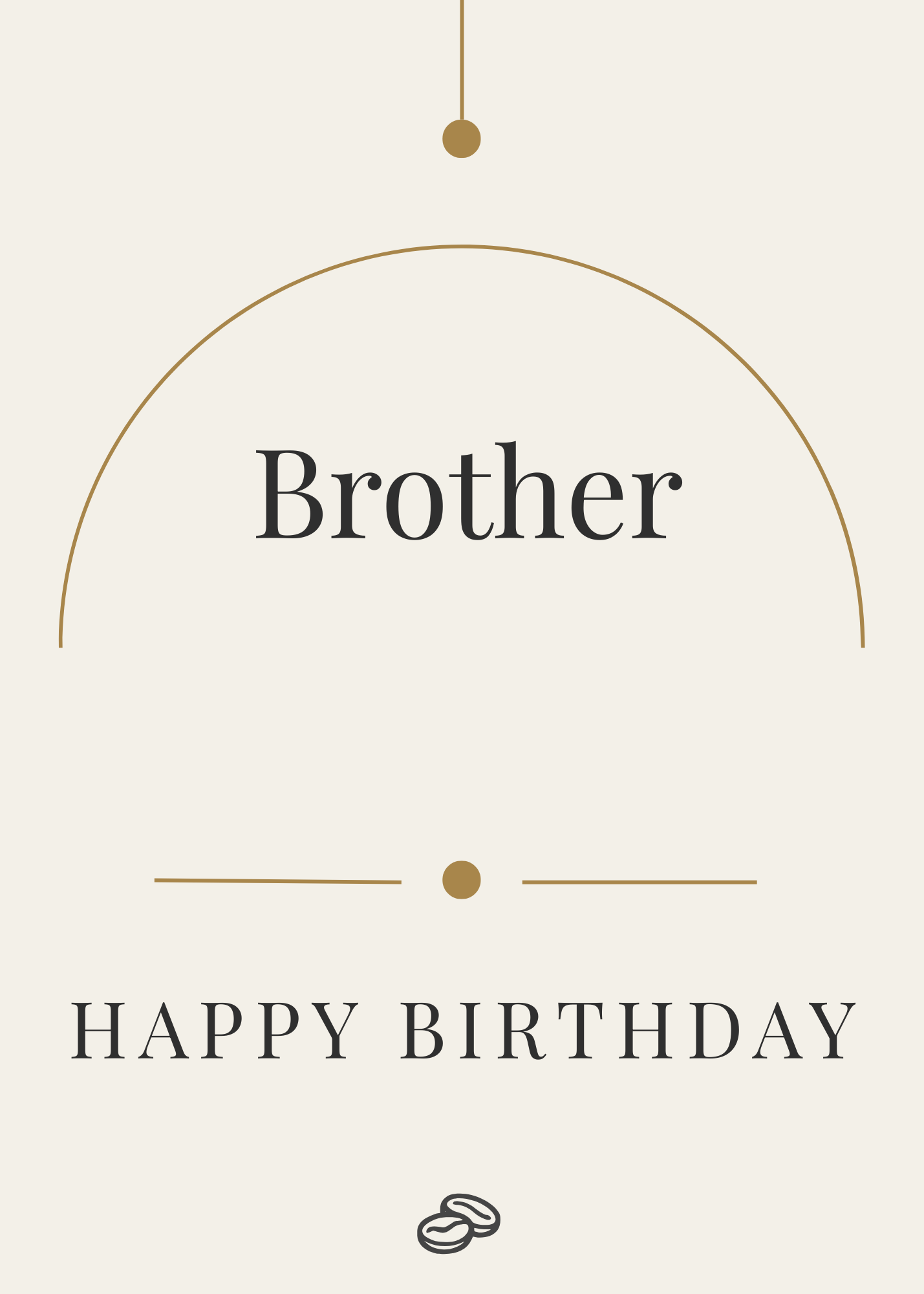 Brother Birthday Card - Digital Download