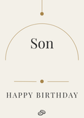 Son Birthday Card - Digital download