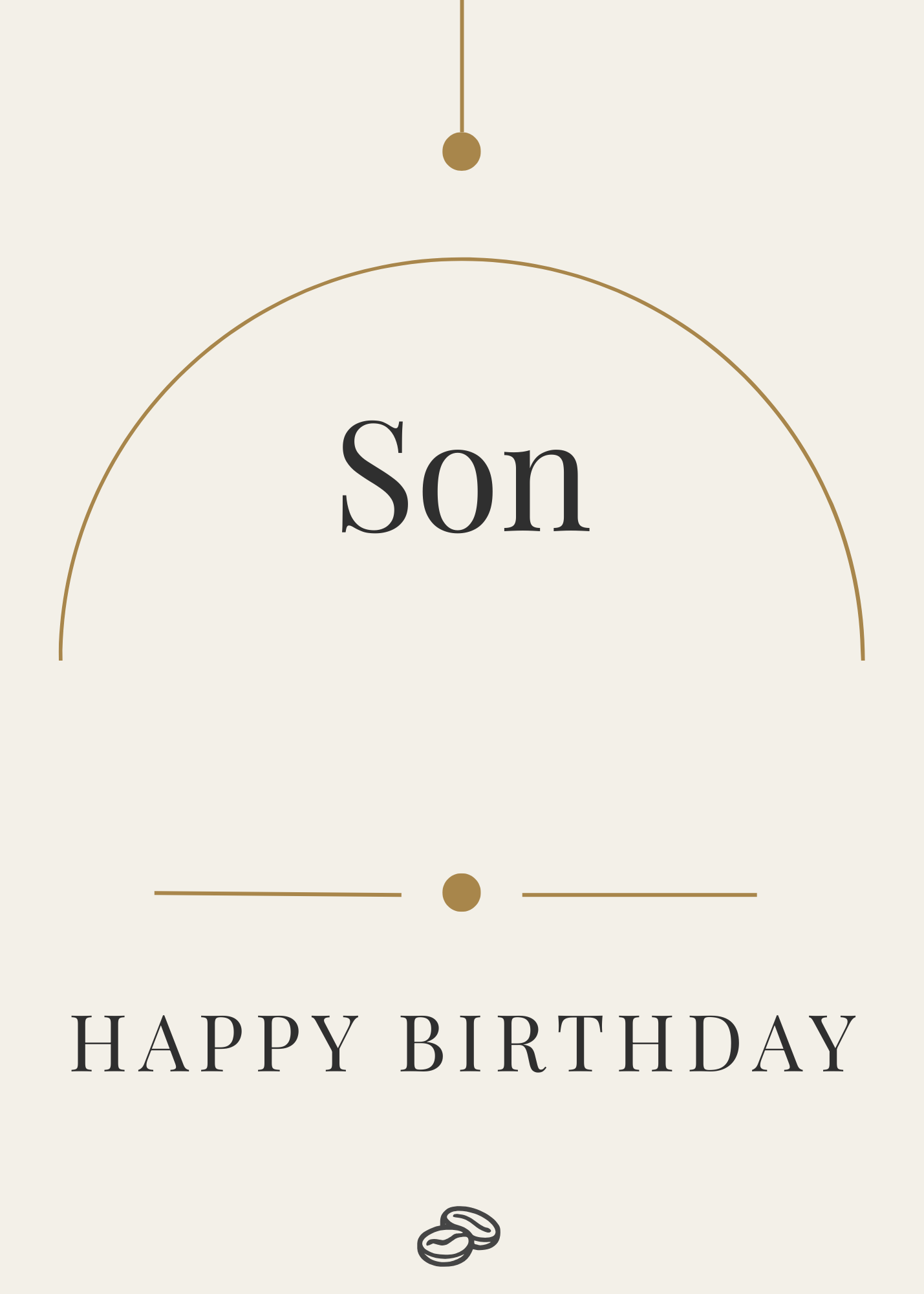 Son Birthday Card - Digital download