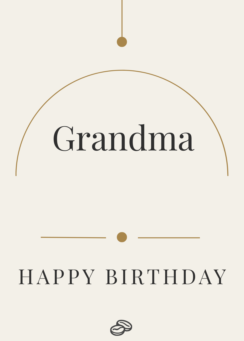 Grandma Birthday Card - Digital Download
