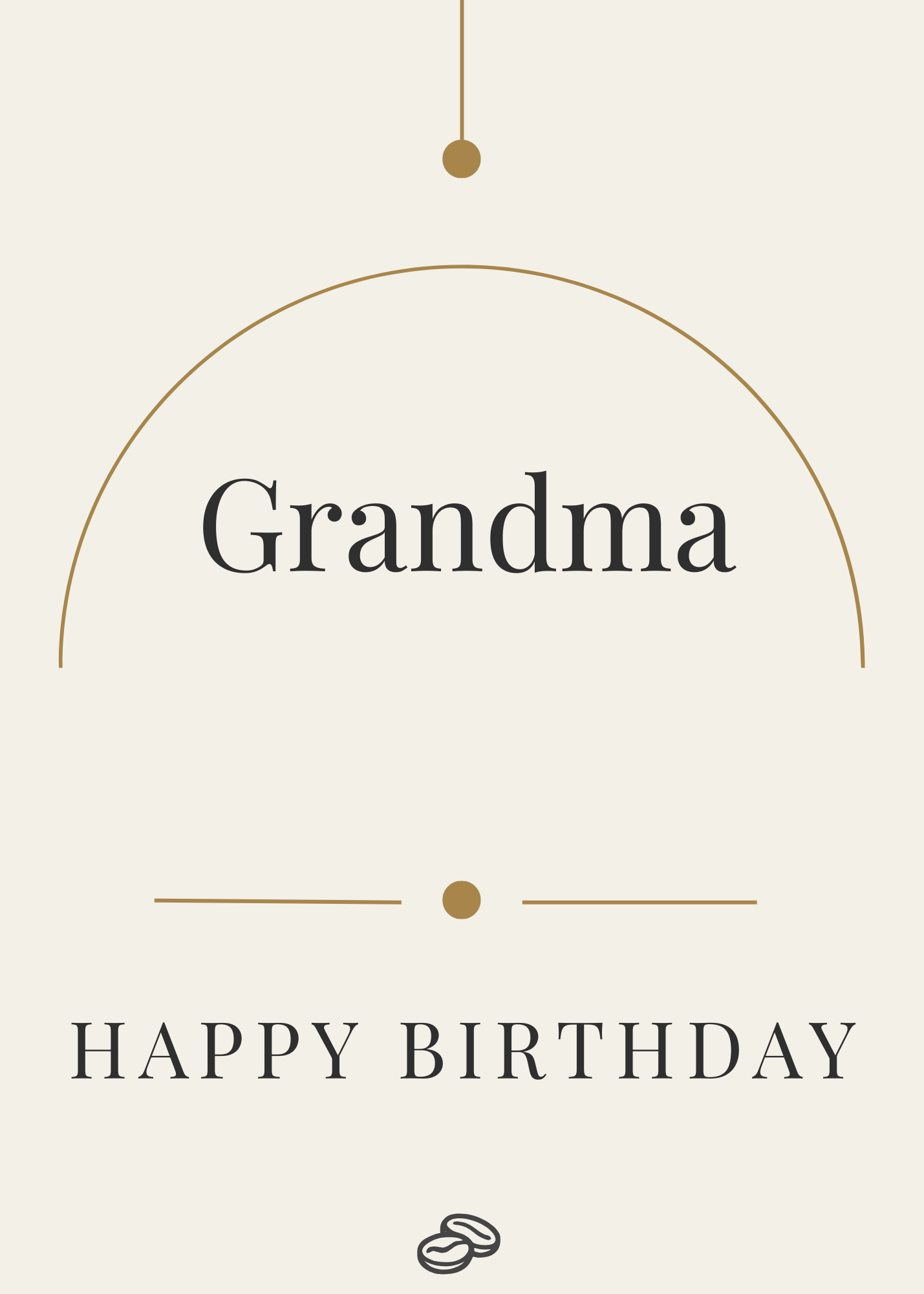 Grandma Birthday Card - Digital Download