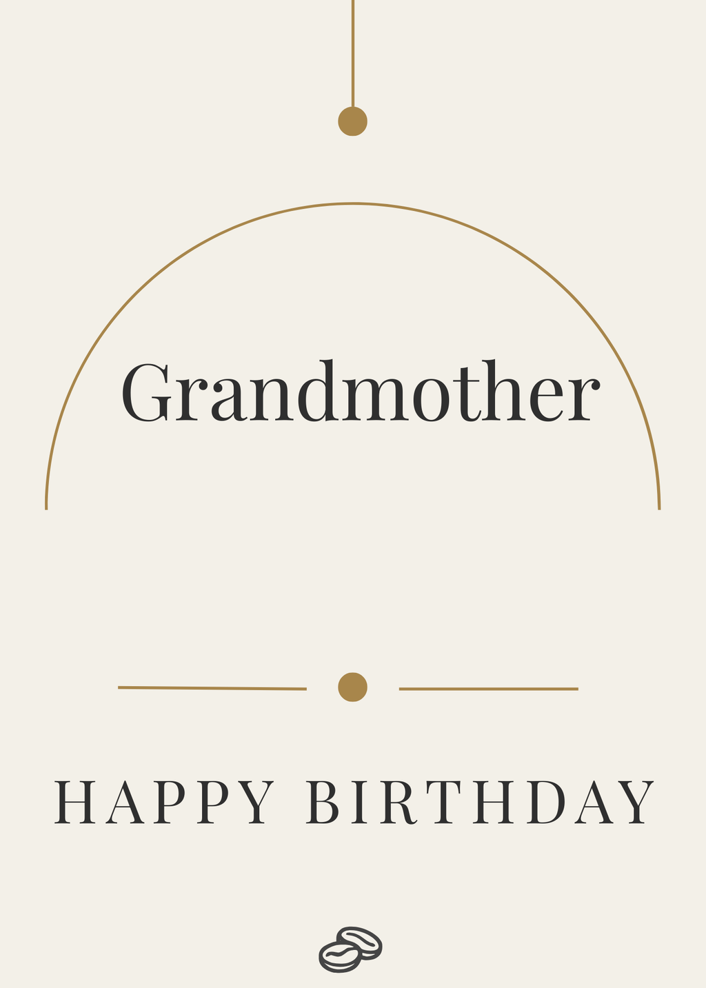 Grandmother Birthday Card - Digital Download