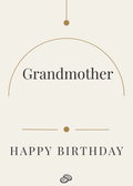 Grandmother Birthday Card - Digital Download