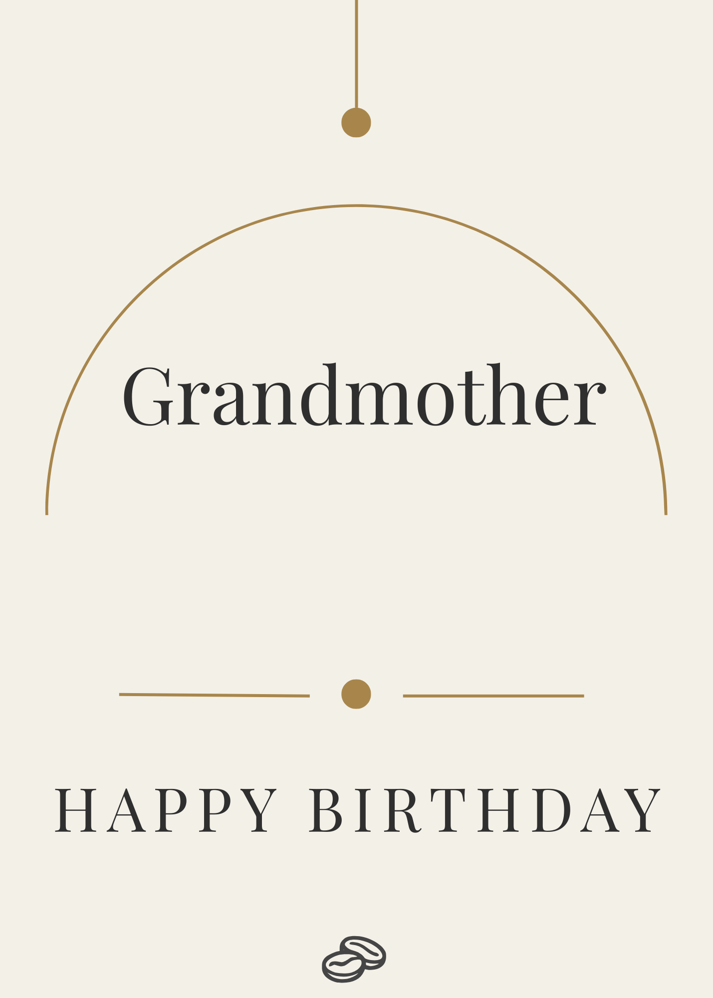 Grandmother Birthday Card - Digital Download