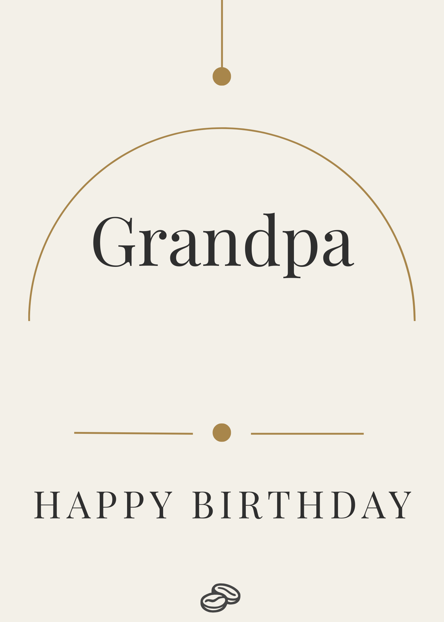 Grandpa Birthday Card - digital Download