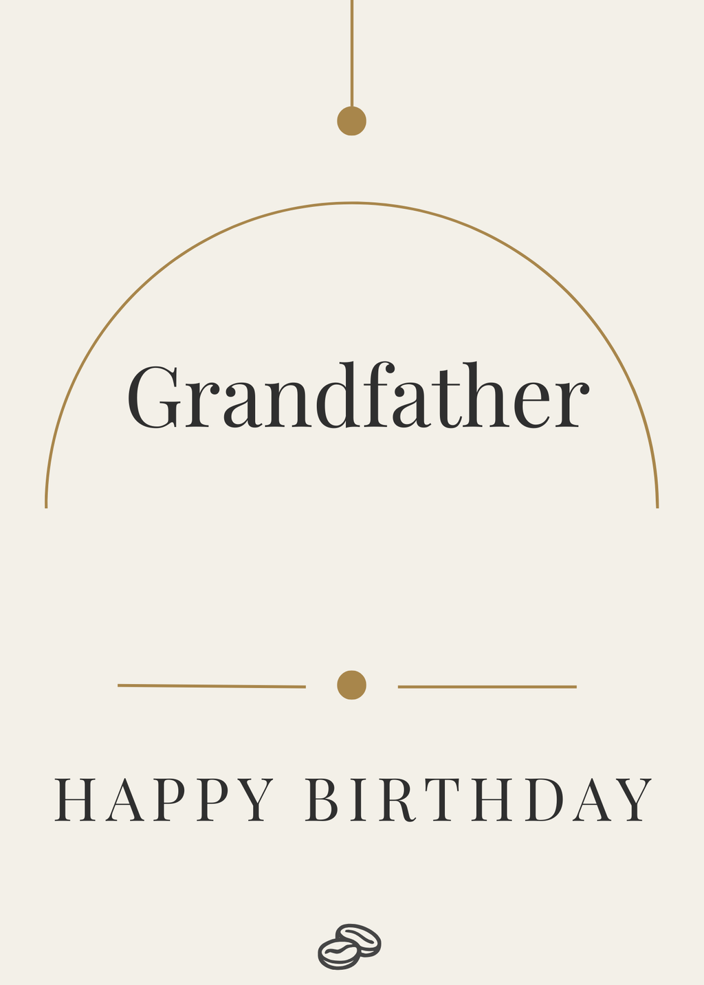 Grandfather Birthday Card - Digital Download