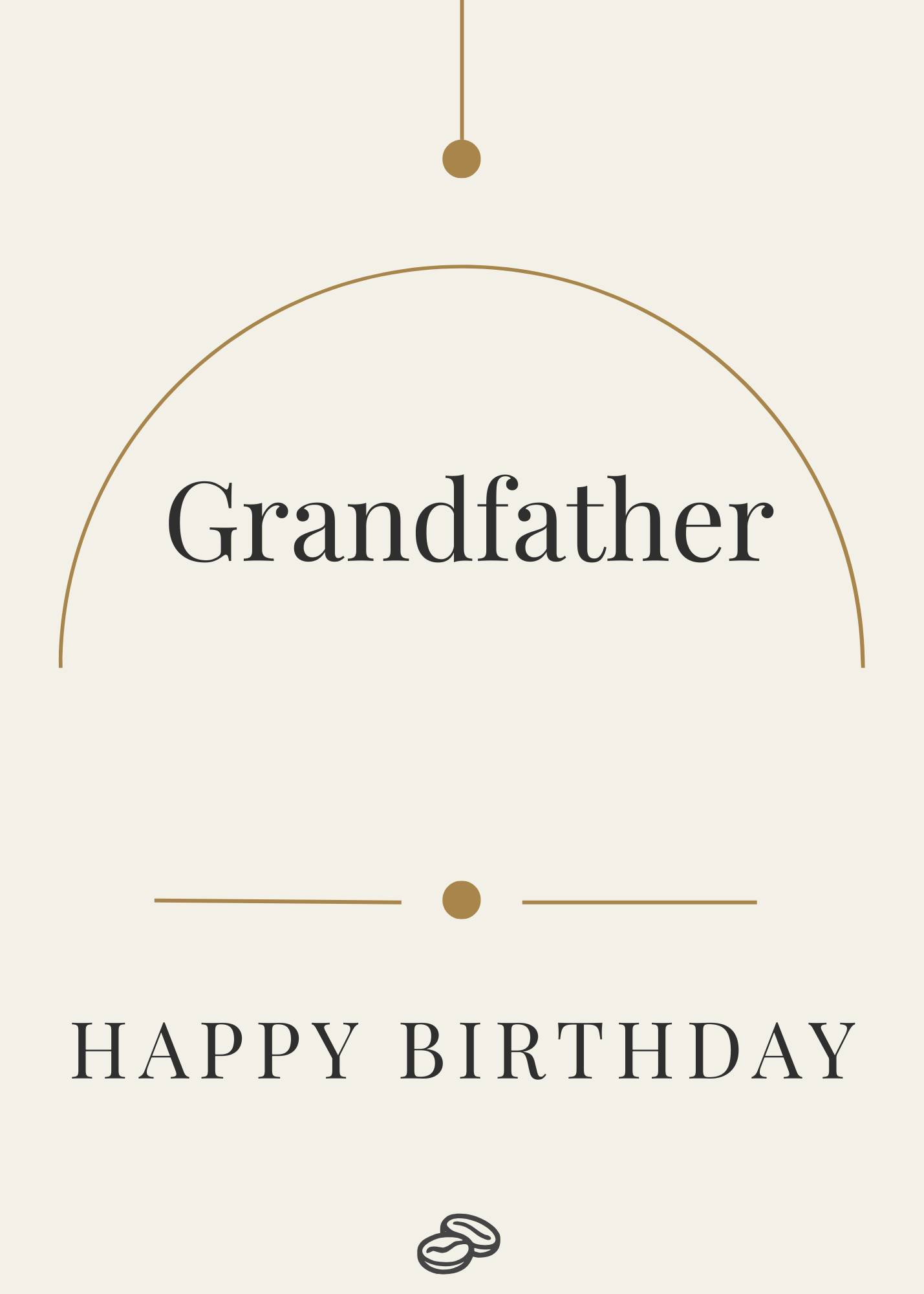 Grandfather Birthday Card - Digital Download