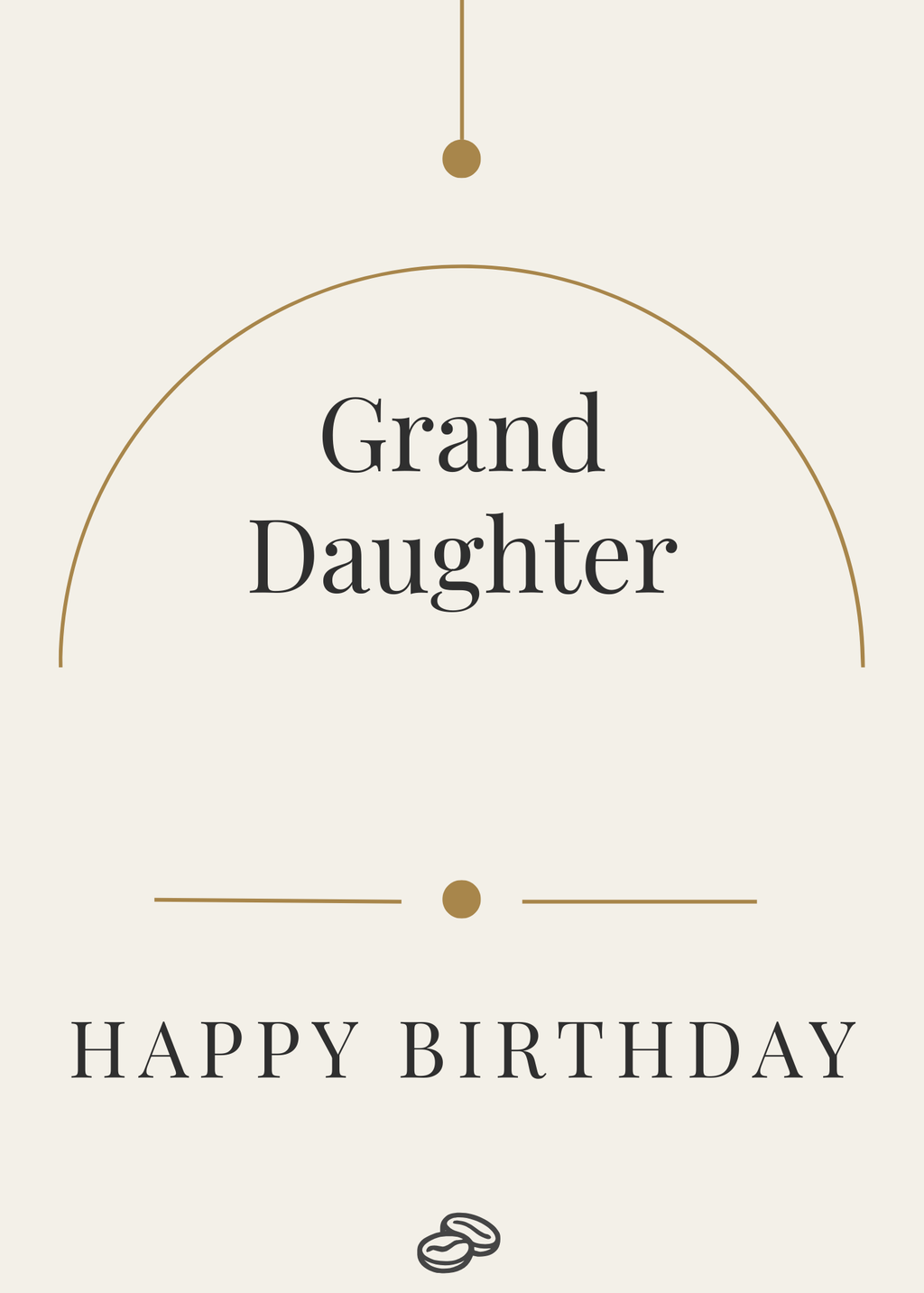 Granddaughter Birthday Card - Digital Download