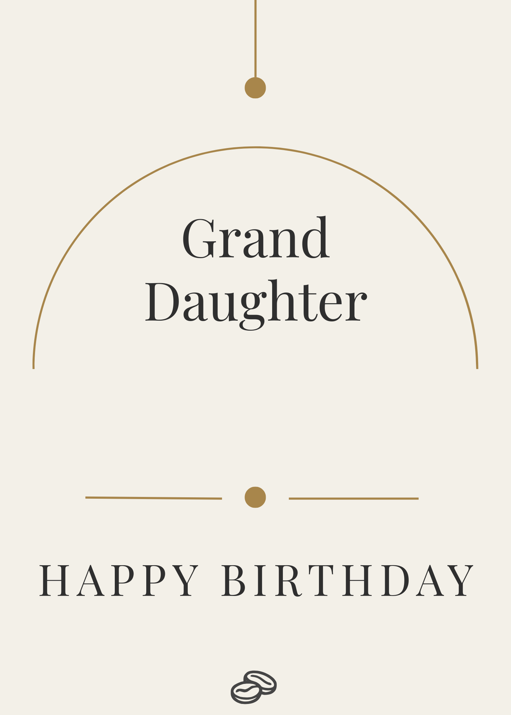 Granddaughter Birthday Card - Something to Celebrate - Digital Download
