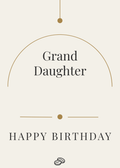 Granddaughter Birthday Card - Something to Celebrate - Digital Download
