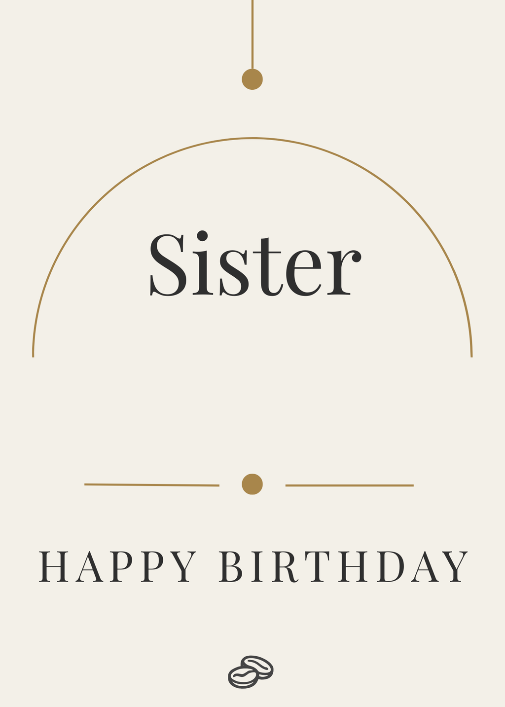 Sister Birthday Card - Digital Download