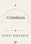 Grandson Birthday Card - Digital Download