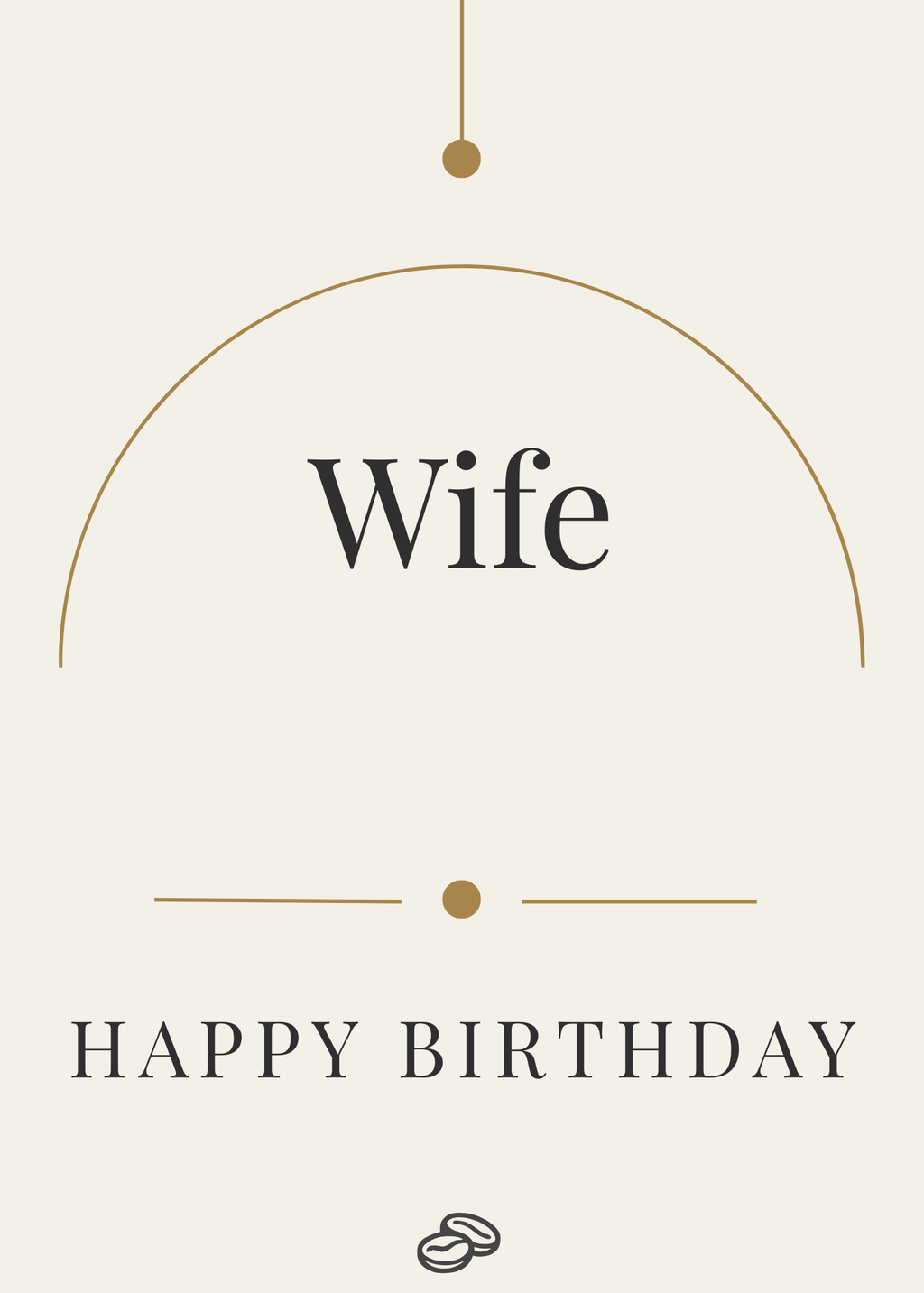 Wife Birthday Card - Digital Download
