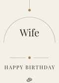 Wife Birthday Card - Words Fall Short - Digital Download