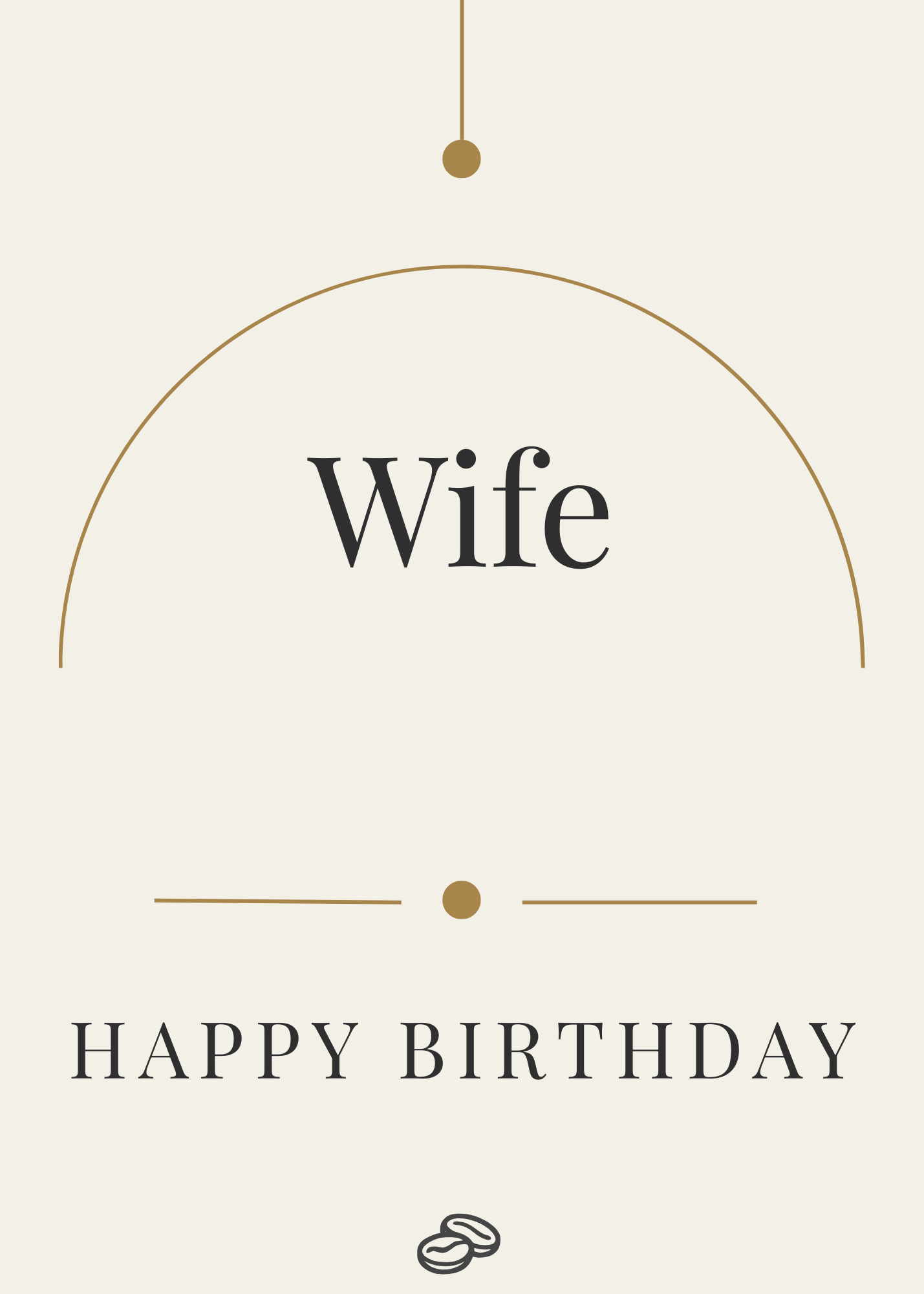 Wife Birthday Card - Words Fall Short - Digital Download