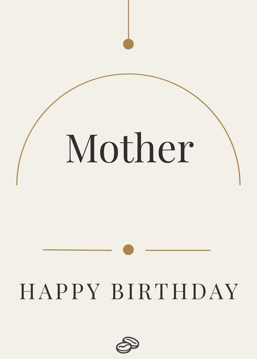 Mother Birthday Card - Digital Download