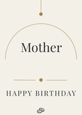 Mother Birthday Card - Digital Download