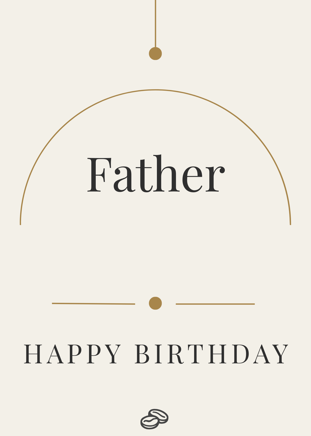 Father Birthday Card - Digital Download